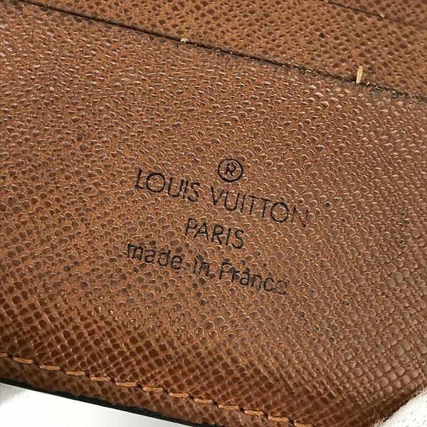 実際に弊社で買取させて頂いたLOUIS VUITTON/ルイヴィトン モノグラム 二つ折り財布/札入れ T7592の画像 4枚目