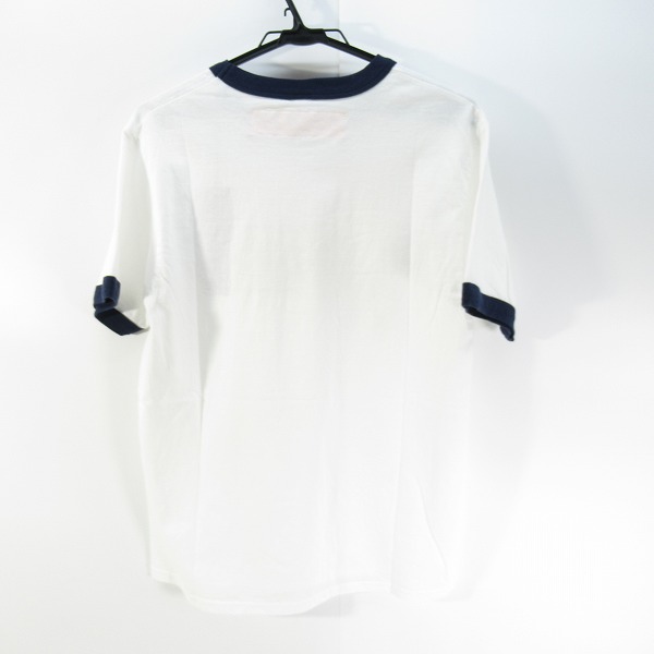 実際に弊社で買取させて頂いた【未使用】CHALLENGER × SAM'S/チャレンジャー×サムズ CAMS コラボ プリントTシャツ ホワイト/ネイビー NORMALの画像 1枚目