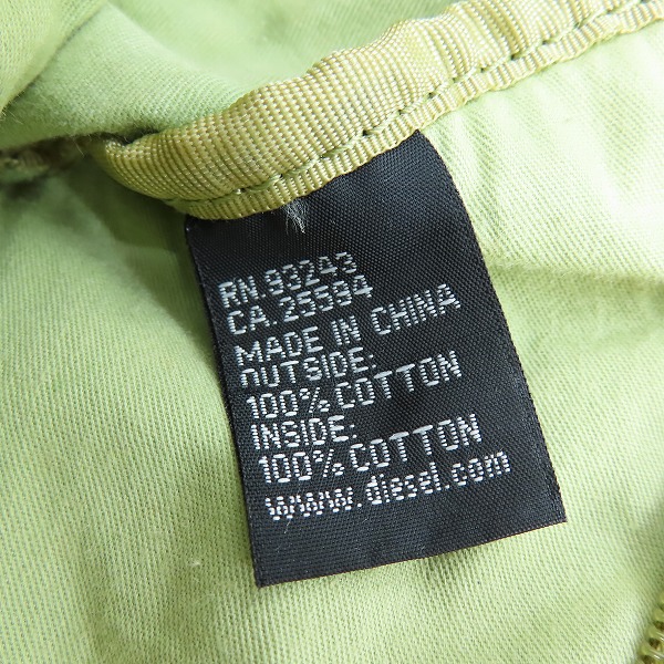 実際に弊社で買取させて頂いたDIESEL/ディーゼル コーデュロイ ハンドバッグの画像 4枚目