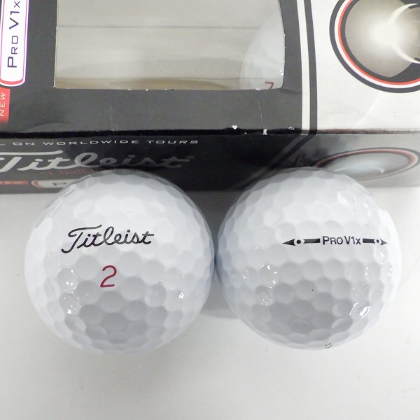 実際に弊社で買取させて頂いた【未使用】Titleist/タイトリスト VELOCITY/ベロシティ PRO V1x ゴルフボール ホワイト 5スリーブ/計15個の画像 1枚目