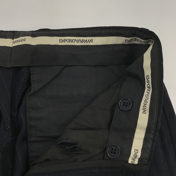 実際に弊社で買取させて頂いた【難有り】EMPORIO ARMANI/エンポリオアルマーニ  スラックスパンツの画像 4枚目