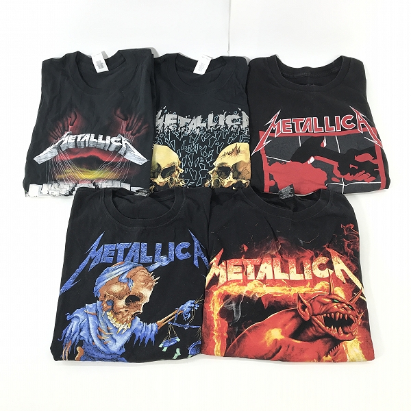 実際に弊社で買取させて頂いた【おまとめ】METALLICA/メタリカ バンドTシャツ/バンT