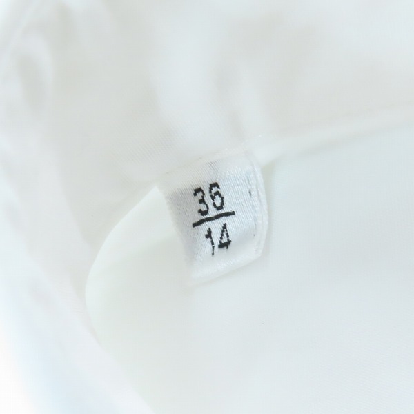 実際に弊社で買取させて頂いた(1)【未使用】SAINT LAURENT/サンローラン 19SS プレーン 長袖シャツ 536096 Y216W/36の画像 3枚目