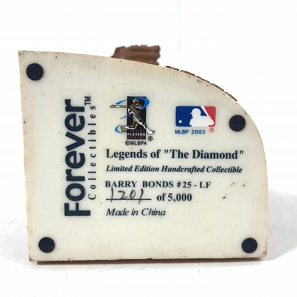 実際に弊社で買取させて頂いたForever Collectibles Legends of the Diamond BONDS リミテッドエディション フィギュアの画像 3枚目