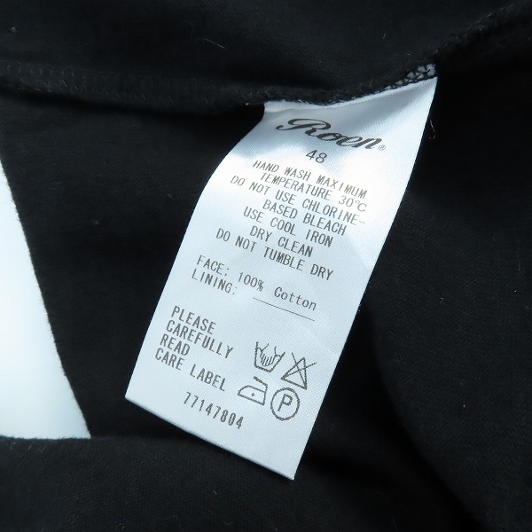 実際に弊社で買取させて頂いたRoen×Disney/ロエン×ディズニー ハロウィン限定 ミッキーマウス 77147804 /48の画像 4枚目