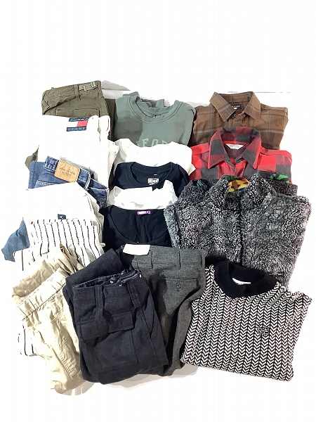 実際に弊社で買取させて頂いた【おまとめ/未使用含む】トミージーンズ/ナノユニバース/アバクロンビー＆フィッチ 等 デニムパンツ/ニット/長袖シャツ 他
