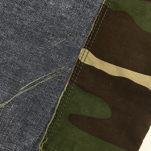 実際に弊社で買取させて頂いたSOPHNET/ソフネット スリムフィット アンクルカット リペア ジーンズ/デニム SOPH-156032 /Mの画像 7枚目