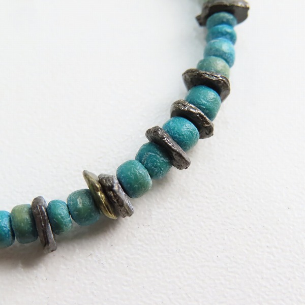 実際に弊社で買取させて頂いたAMP JAPAN/アンプジャパン Coconut Beads Bracelet/ココナッツ ビーズ ブレスレット ブルーの画像 8枚目