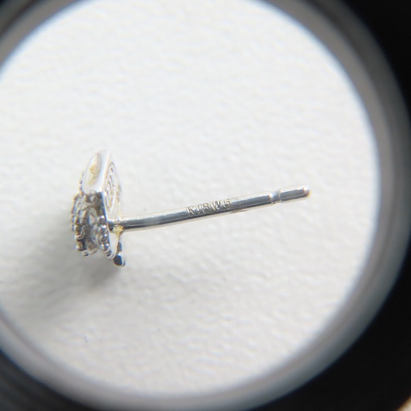 実際に弊社で買取させて頂いたJustin Davis/ジャスティンデイビス PETITE CROWN クラウンピアス K18WG GEJ255 の画像 5枚目