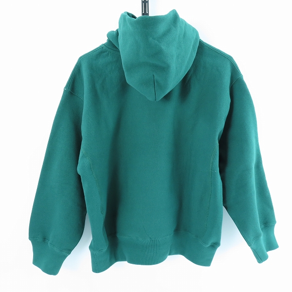 実際に弊社で買取させて頂いたChampion/チャンピオン REVERSE WEAVE/リバースウィーブ NEBRASKA プルオーバーパーカー グリーン CW-A103/Lの画像 1枚目