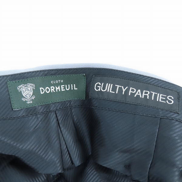 実際に弊社で買取させて頂いたWACKO MARIA/ワコマリア DORMEUIL/ドーメル テーラード ジャケット/パンツ セットアップ ライトパープル L/XLの画像 7枚目