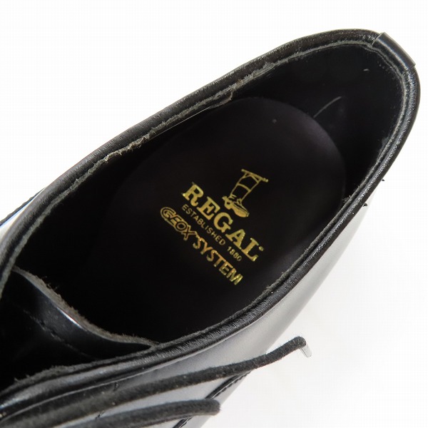 実際に弊社で買取させて頂いた REGAL/リーガル GEOX ストレートチップ レザー シューズ W251/25.5の画像 4枚目