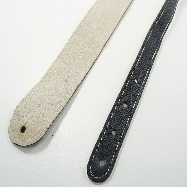実際に弊社で買取させて頂いたProvidence/プロヴィデンス レザー調 ギターストラップ ベースストラップ ブラックの画像 3枚目