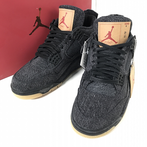 実際に弊社で買取させて頂いた【未使用】NIKE×LEVIS/ナイキ×リーバイス AIR JORDAN 4 RETRO NRG/エアジョーダン 4 AO2571-001 /26
