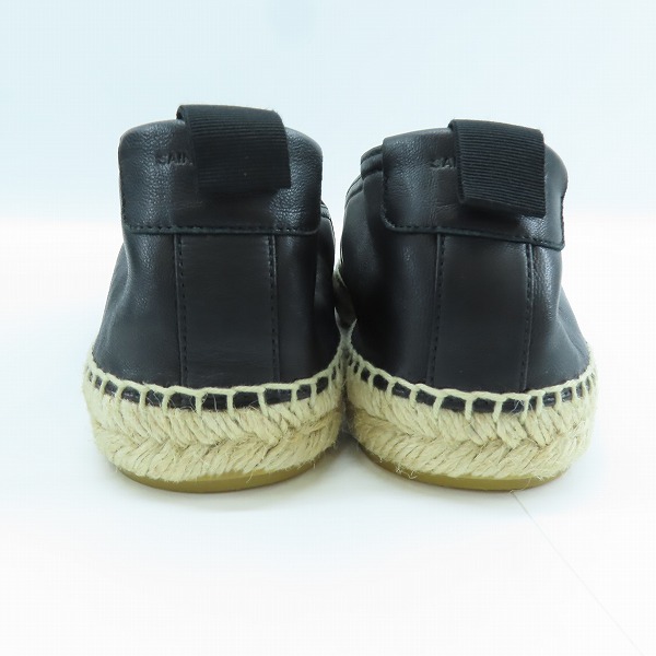 実際に弊社で買取させて頂いたSAINT LAURENT/サンローラン YSLロゴ 刺繍 エスパドリーユ 471740/40の画像 1枚目