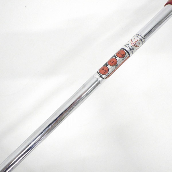 実際に弊社で買取させて頂いたScotty Cameron/スコッティキャメロン STUDIO SELECT SQUAREBACK NO.1 パター 33.625インチ レフティ/左きき用カバー付の画像 6枚目