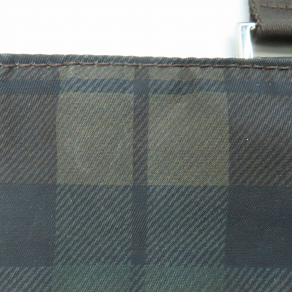 実際に弊社で買取させて頂いたPRADA/プラダ ナイロン チェック柄ショルダーバッグ  VA053Mの画像 7枚目