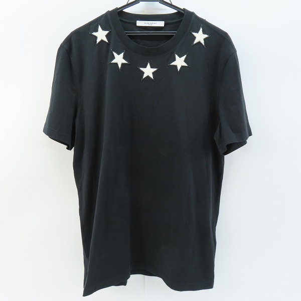 実際に弊社で買取させて頂いた【JPタグ】GIVENCHY/ジバンシー クルーネック スター/星 ワッペン 半袖シャツ/XL