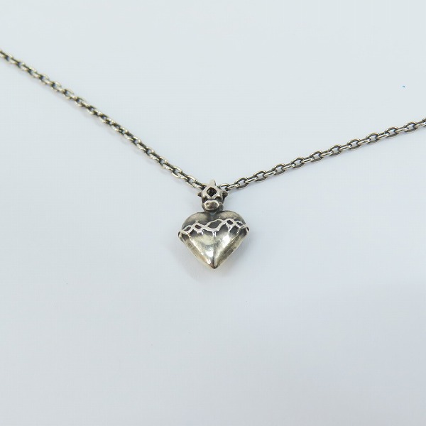 実際に弊社で買取させて頂いたamp japan/アンプジャパン ハート ネックレスの画像 1枚目