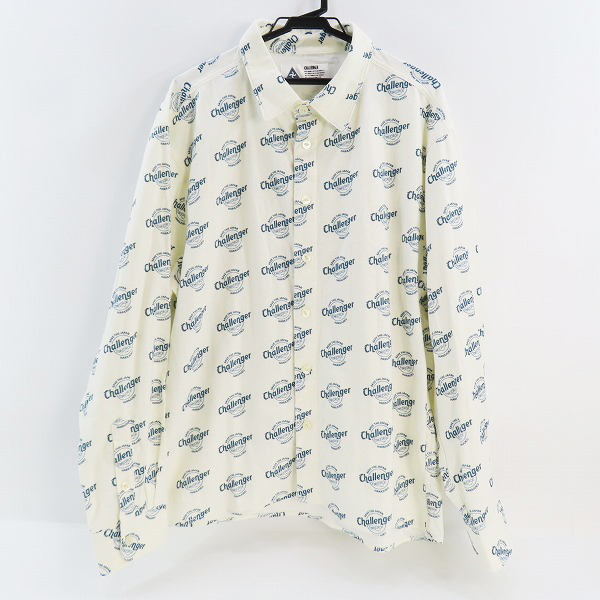 実際に弊社で買取させて頂いたCHALLENGER/チャレンジャー ロゴ総柄 長袖シャツ CLG-SH 022-006/M