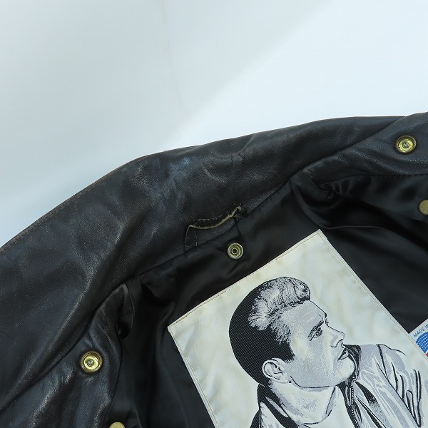 実際に弊社で買取させて頂いたSCHOTT/ショット JAMES DEAN/ジェームス・ディーン ダブルライダース/40の画像 4枚目