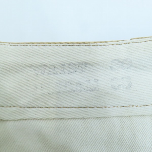 実際に弊社で買取させて頂いたBUZZ RICKSON'S/バズリクソンズ 1945 MODEL EARLY MILITARY CHINOS チノパン M43035A/W30L33の画像 3枚目