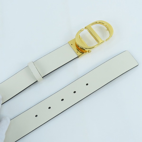 実際に弊社で買取させて頂いたChristian Dior/クリスチャンディオール  MONTAIGNE/モンテーニュ リバーシブルベルトの画像 1枚目