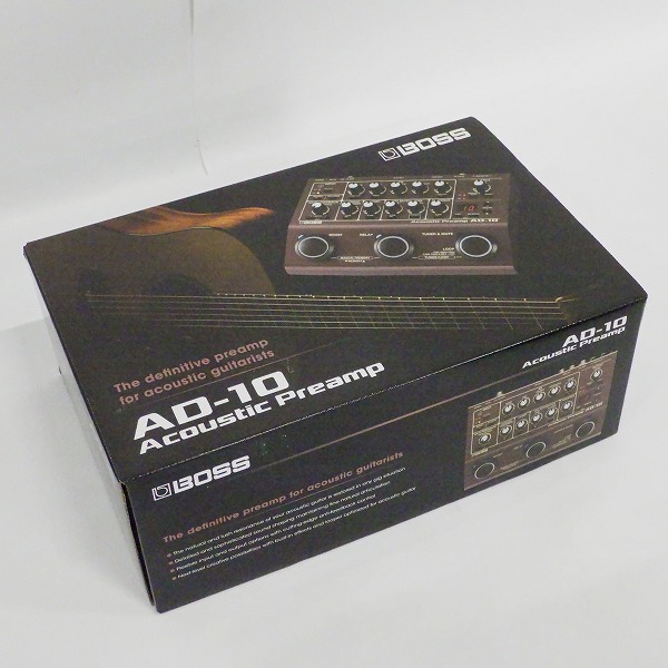 実際に弊社で買取させて頂いたBOSS/ボス AD-10 Acoustic Preamp 2ch アコースティックギター用プリアンプ ACアダプター付【簡易動作確認済】の画像 9枚目