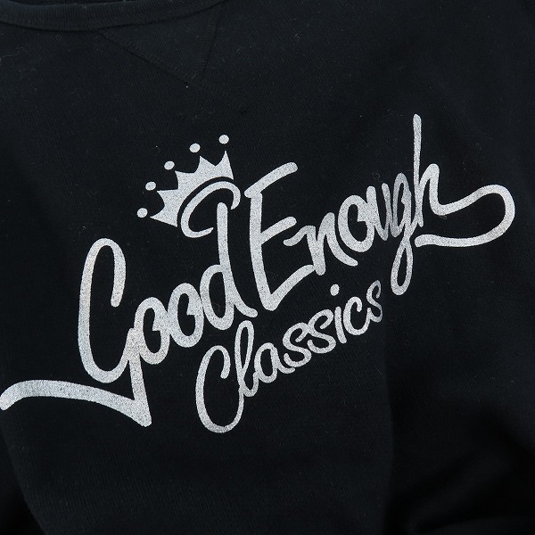 実際に弊社で買取させて頂いた【未使用】 GOODENOUGH/グッドイナフ ロゴプリント スウェット トレーナー Mの画像 5枚目