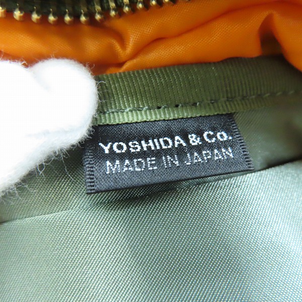 実際に弊社で買取させて頂いた(2)PORTER/ポーター TANKER WAIST BAG/タンカー ウエストバッグ セージグリーン/622-76629 の画像 5枚目