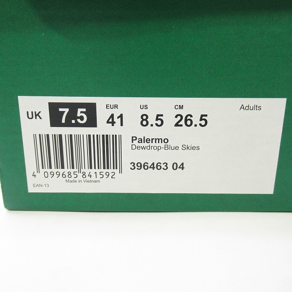実際に弊社で買取させて頂いた【未使用】PUMA/プーマ PALERMO/パレルモ テラススニーカー 396463-04/26.5の画像 8枚目