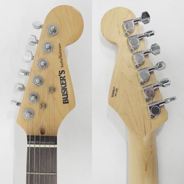 実際に弊社で買取させて頂いた★BUSKER'S/バスカーズ Run For The Future BST-3H ストラトキャスターType コイルタップ搭載 エレキギターの画像 2枚目