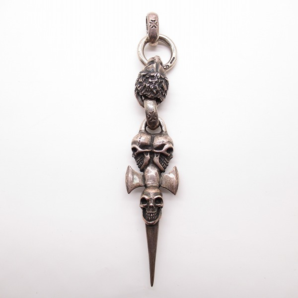 実際に弊社で買取させて頂いた【ギャラ付き/マリア】Gabor/ガボール トリプルスカルダガー w/ライオンヘッド ペンダントの画像 1枚目