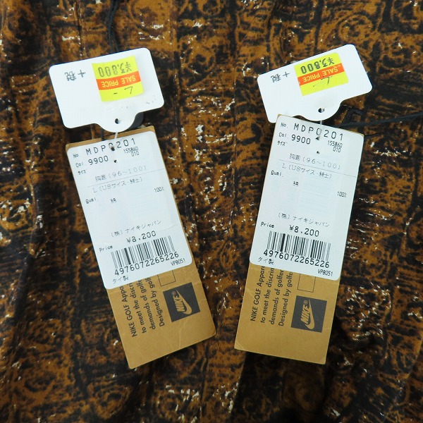 実際に弊社で買取させて頂いた【未使用】 NIKE GOLF/ナイキ ゴルフ 半袖 ポロシャツ 2点セット Lの画像 5枚目
