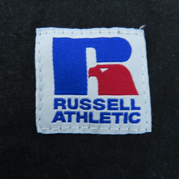 実際に弊社で買取させて頂いたRUSSELL ATHLETIC × ATMOS × WIND AND SEA コラボ プリント Tシャツ XLの画像 4枚目