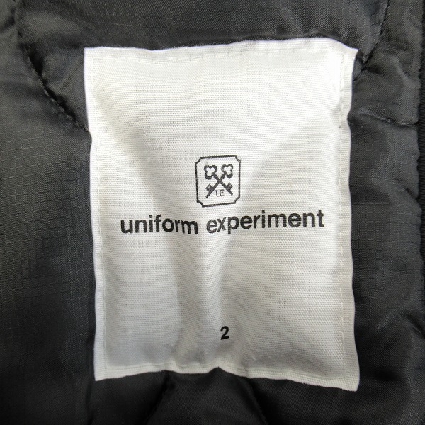 実際に弊社で買取させて頂いたUNIFORM EXPERIMENT/ユニフォームエクスペリメント MODS COAT/モッズコート/ナイロンジャケット UE-145053/2の画像 2枚目