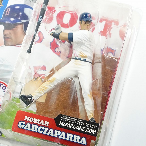 実際に弊社で買取させて頂いた【未開封】McFARLANE TOYS/マクファーレントイズ SPORTSPICKS ボストンレッドソックス ノマーガルシアパーラ フィギュアの画像 2枚目