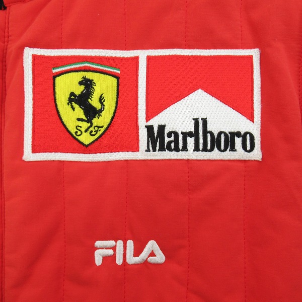 実際に弊社で買取させて頂いたFILA/フィラー FERARRI/フェラーリー Marlboro/Shell Formula1/F1 Racing ベスト /Mの画像 5枚目