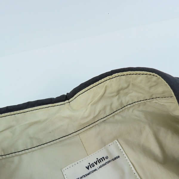 実際に弊社で買取させて頂いたvisvim/ビズビム 18AW GREASE MONKEY COAT GIZA グリースモンキーコート ステンカラーコート 0118205013015 1の画像 6枚目