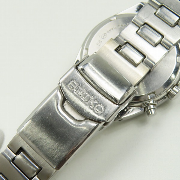実際に弊社で買取させて頂いたSEIKO/セイコー クロノグラフ デイト クォーツ/ウォッチ/腕時計 7T62-0AA0の画像 6枚目