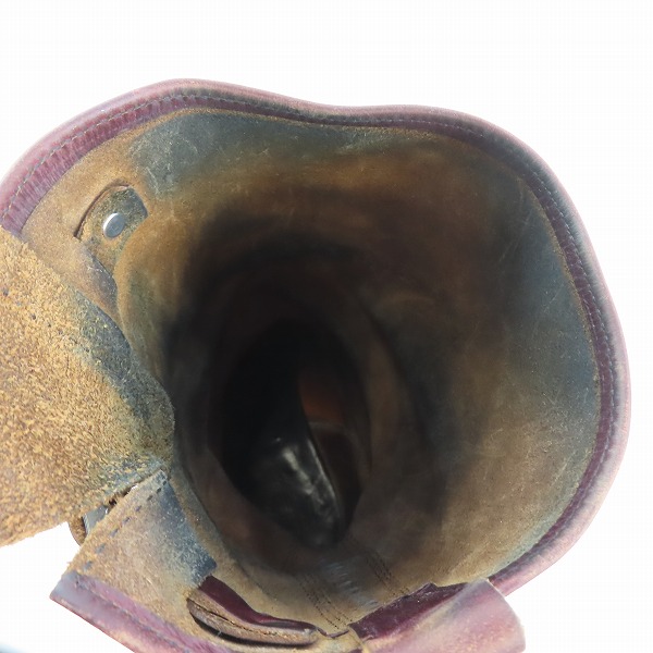 実際に弊社で買取させて頂いたWHITE'S BOOTS/ホワイツブーツ エンジニアブーツ BURGANDY MB9165-V 7Eの画像 4枚目