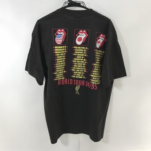実際に弊社で買取させて頂いたTHE ROLLING STONES/ローリングストーンズ 90s/1994/ヴィンテージ Tシャツ ツアーTシャツ XLの画像 1枚目