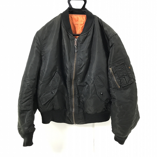 実際に弊社で買取させて頂いたALPHA INDUSTRIES/アルファインダストリーズ MA-1 フライトジャケット XL