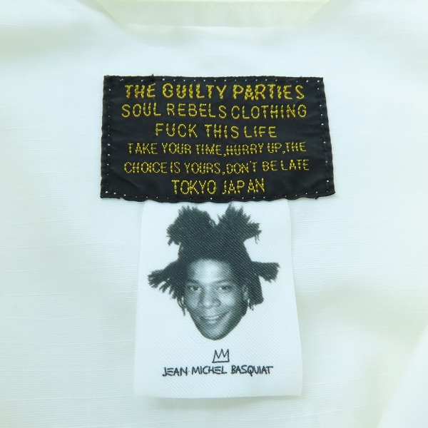 実際に弊社で買取させて頂いたWACKO MARIA×JEAN MICHEL BASQUIAT/ワコマリア×ジャンミシェルバスキア アーミーシャツ Mの画像 2枚目