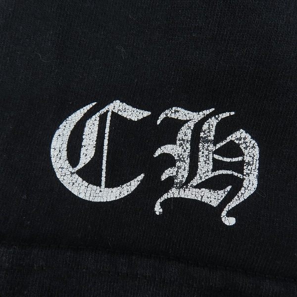 実際に弊社で買取させて頂いたCHROME HEARTS/クロムハーツ ホースシュー CHプラス プリント カットソー 002-037064 XXLの画像 7枚目