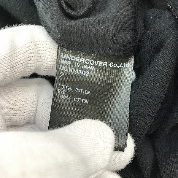 実際に弊社で買取させて頂いたUNDERCOVER/アンダーカバー TEE カスタムジャケット UC1D4102/2の画像 3枚目