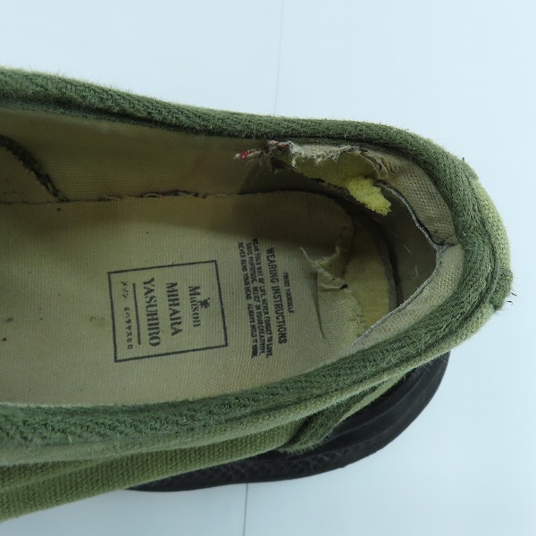 実際に弊社で買取させて頂いたMAISON MIHARAYASUHIRO/メゾンミハラヤスヒロ ミリタリーシューズ A03FW710 /40の画像 4枚目