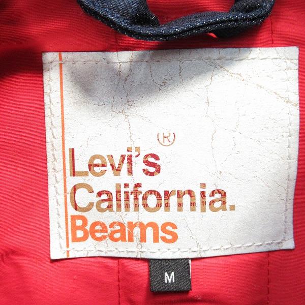 実際に弊社で買取させて頂いたLEVI’S California Beams/リーバイス カルフォルニア ビームス 別注 中綿ライナー デニムジャケット/Mの画像 2枚目
