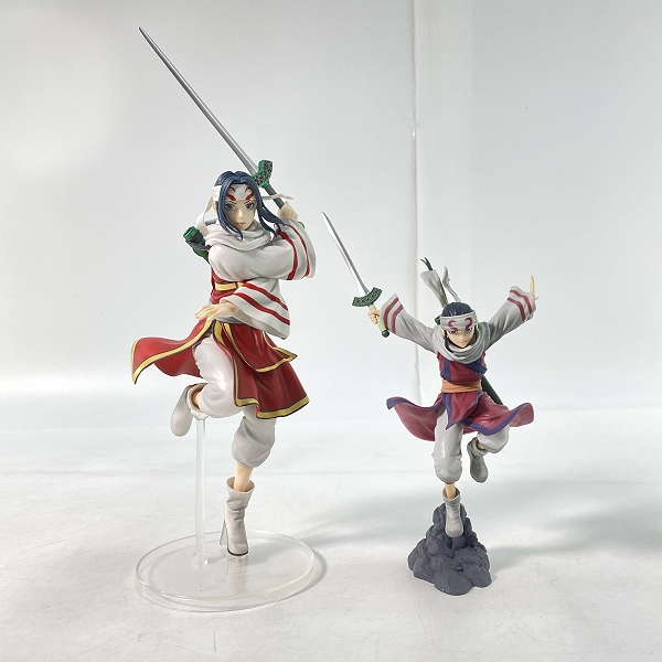 実際に弊社で買取させて頂いたバンダイ 一番くじ キングダム 大将軍の見る景色 C賞 羌カイ/造形師 × 写真家 羌カイ フィギュア 2点セットの画像 1枚目