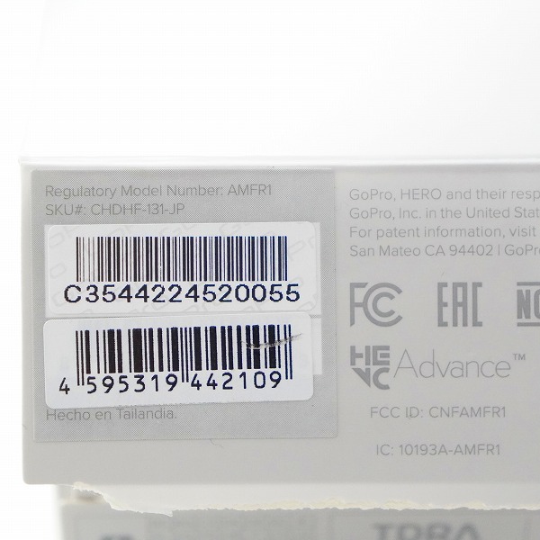 実際に弊社で買取させて頂いたGoPro/ゴープロ AMFR1 CHDHF-131-JP HERO 4K アクションカメラ デジタルビデオカメラ 動作確認済みの画像 9枚目